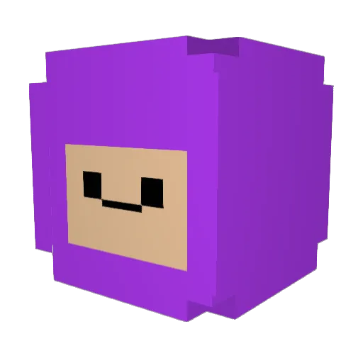 MrMoogi Minecraft avatar head, 3D render