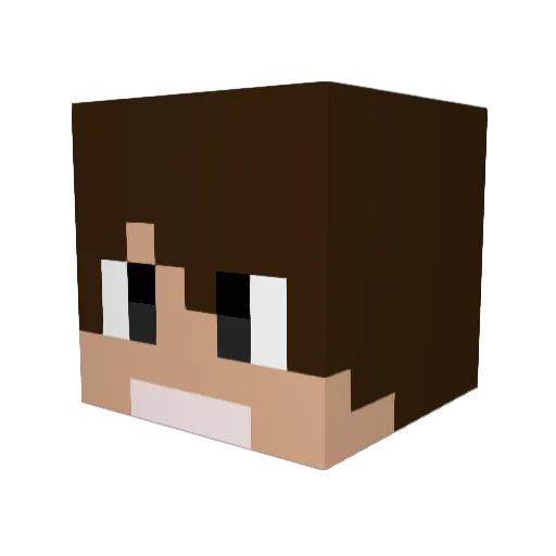 MrMoonKing Minecraft avatar head, 3D render