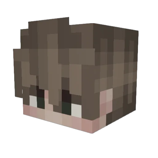 MrMoony_ Minecraft avatar head, 3D render