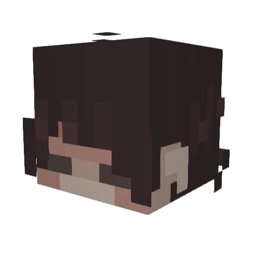 MrMooseyPoopy Minecraft avatar head, 3D render