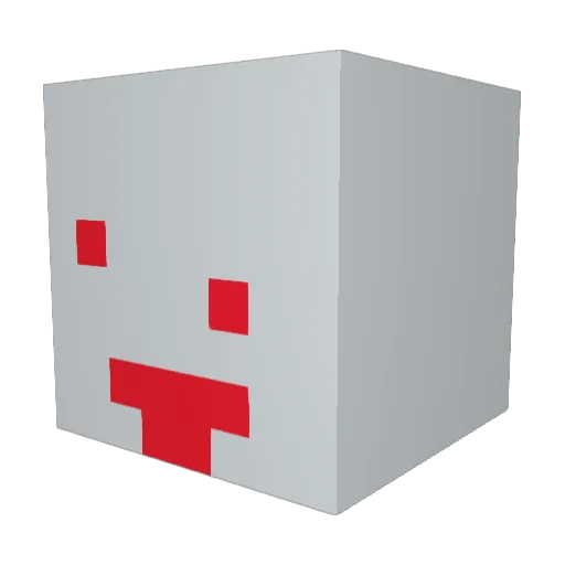 MrMooshMC Minecraft avatar head, 3D render