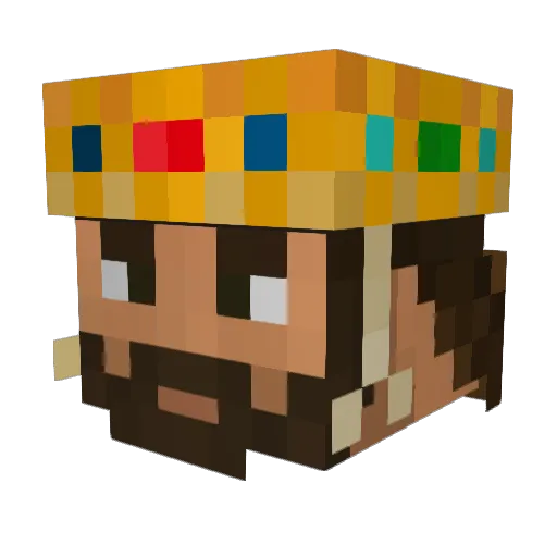 MrMooshroomGamer Minecraft avatar head, 3D render
