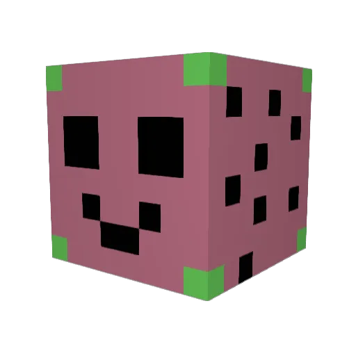MrMorp22 Minecraft avatar head, 3D render