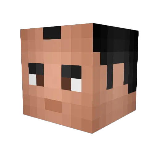 MrMortsnarg Minecraft avatar head, 3D render