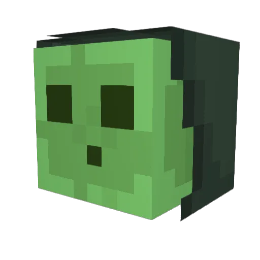 MrMrSludge Minecraft avatar head, 3D render