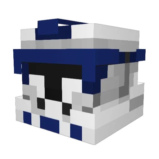 MrMrki Minecraft avatar head, 3D render