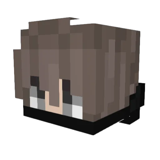 MrMstkn Minecraft avatar head, 3D render