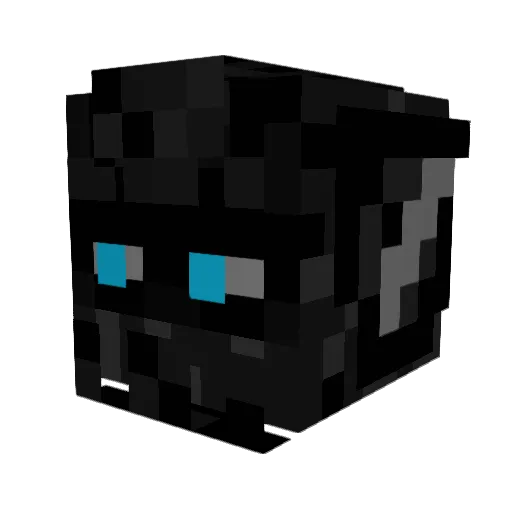 MrMu142 Minecraft avatar head, 3D render