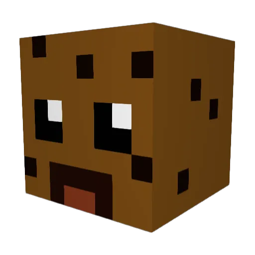 MrMuffin4747 Minecraft avatar head, 3D render