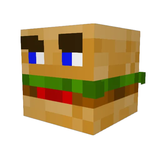 MrMuncher Minecraft avatar head, 3D render