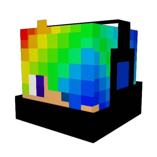 MrMurray7 Minecraft avatar head, 3D render