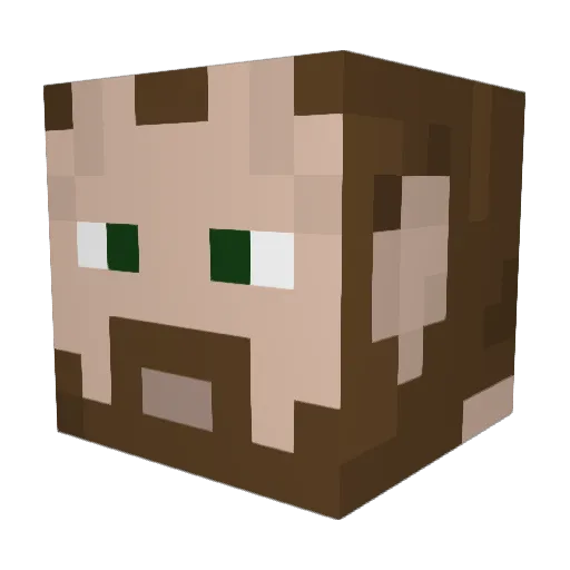 MrMusicMinecraft Minecraft avatar head, 3D render