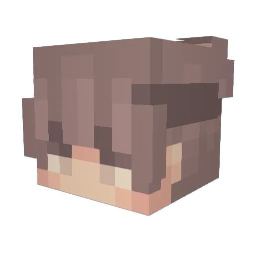 MrMxrk Minecraft avatar head, 3D render