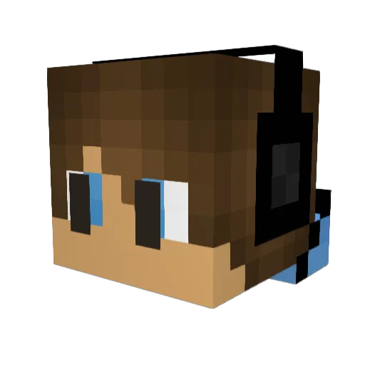 MrMylez Minecraft avatar head, 3D render