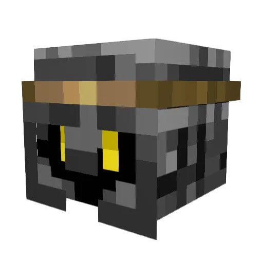 MrMysdress Minecraft avatar head, 3D render
