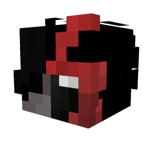 MrMyst Minecraft avatar head, 3D render