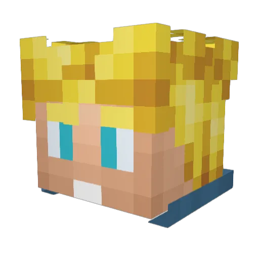 MrMysteri0us Minecraft avatar head, 3D render