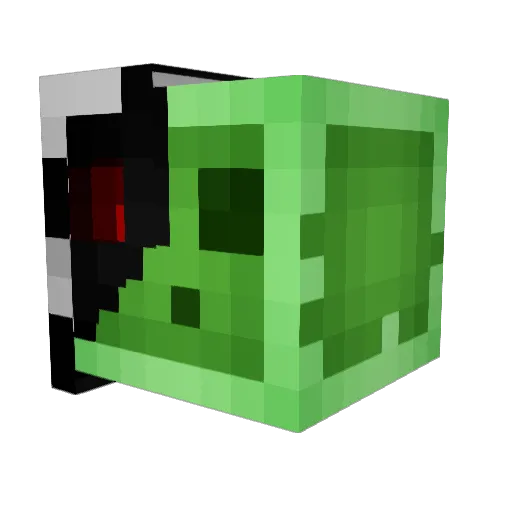MrMysterious10 Minecraft avatar head, 3D render