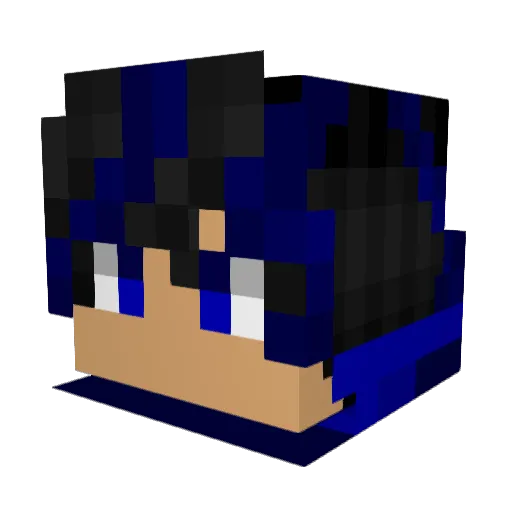 MrMyszunia Minecraft avatar head, 3D render