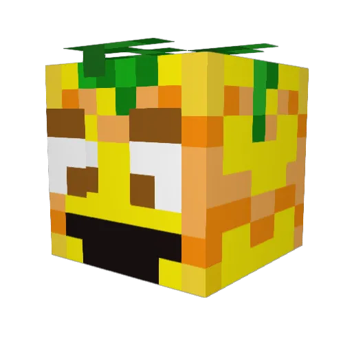 MrN00DLEZz Minecraft avatar head, 3D render