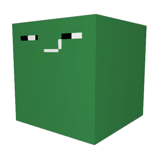 MrNafel Minecraft avatar head, 3D render