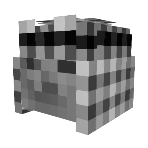 MrNatti0n Minecraft avatar head, 3D render