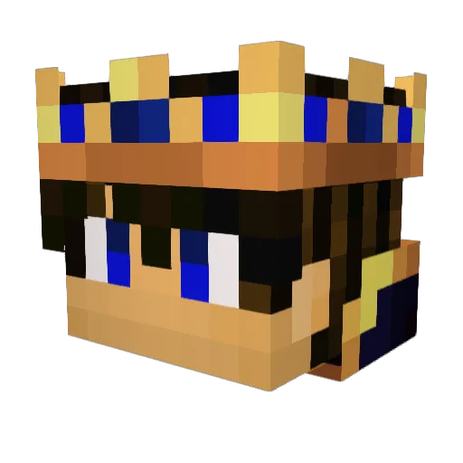 MrNayman Minecraft avatar head, 3D render