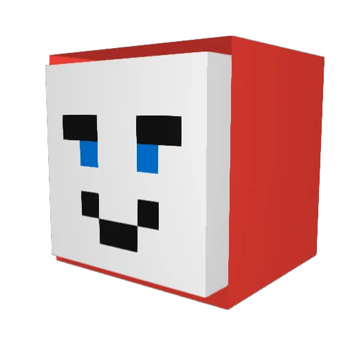 MrNeter Minecraft avatar head, 3D render