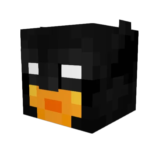 MrNice88 Minecraft avatar head, 3D render