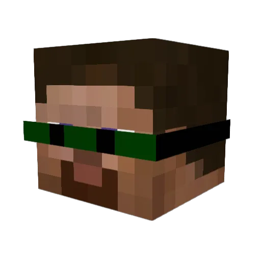 MrNico2000 Minecraft avatar head, 3D render