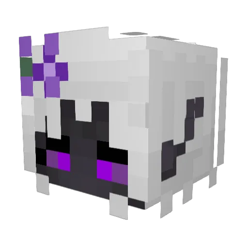 MrNightfloor Minecraft avatar head, 3D render