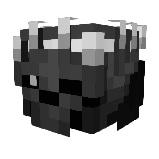 MrNinjass Minecraft avatar head, 3D render