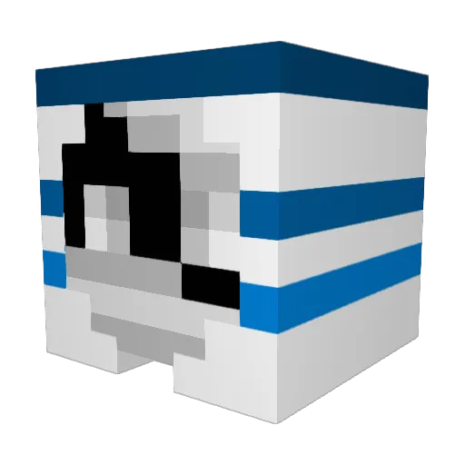 MrNoFacee Minecraft avatar head, 3D render