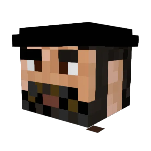 MrNomar123 Minecraft avatar head, 3D render