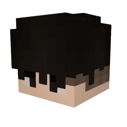 MrNotfall Minecraft avatar head, 3D render
