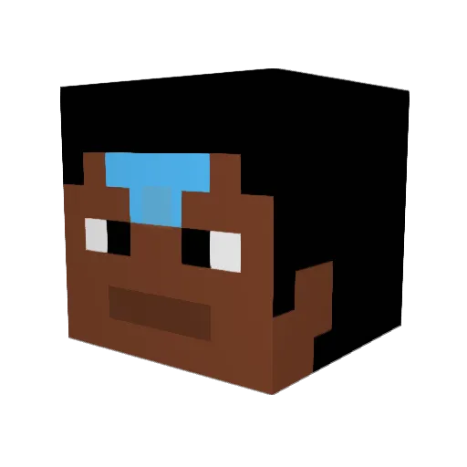 MrNox131 Minecraft avatar head, 3D render