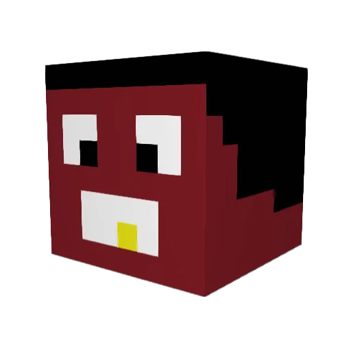 MrNugent Minecraft avatar head, 3D render