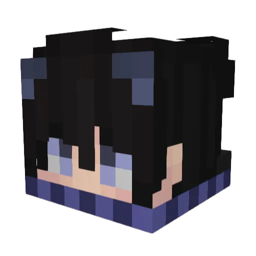 MrNuss_ Minecraft avatar head, 3D render