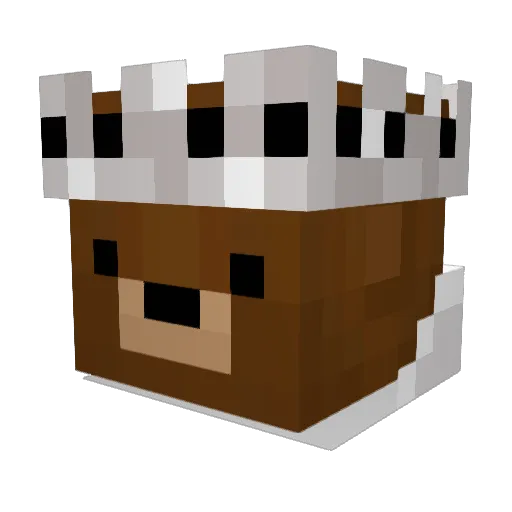 MrOIIV Minecraft avatar head, 3D render