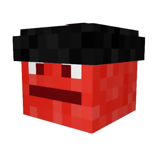 MrORANGE012 Minecraft avatar head, 3D render