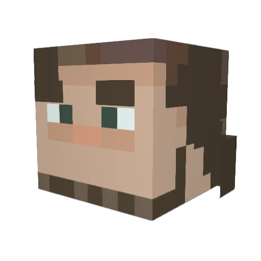 MrOchen Minecraft avatar head, 3D render