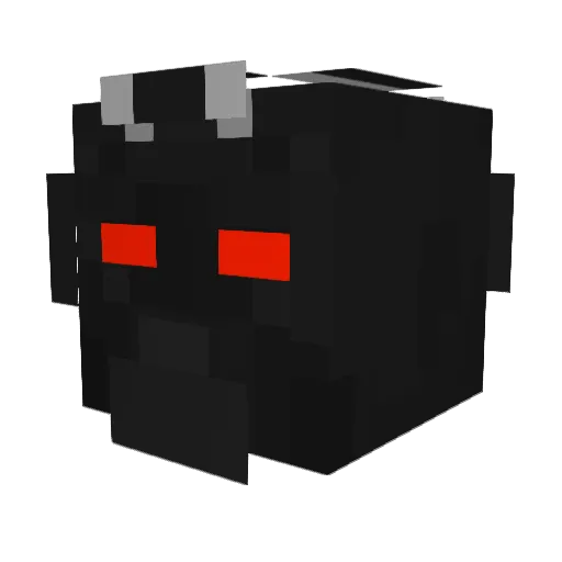 MrOne Minecraft avatar head, 3D render