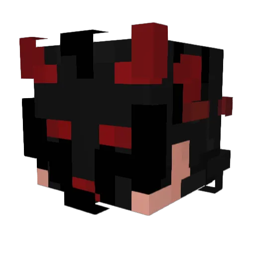 MrOni67 Minecraft avatar head, 3D render