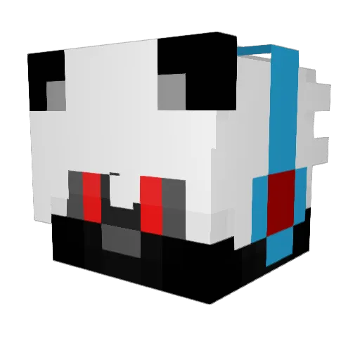 MrOstyy Minecraft avatar head, 3D render