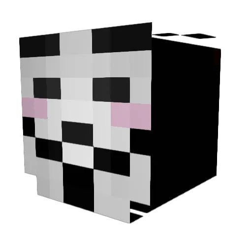 MrOverride1 Minecraft avatar head, 3D render