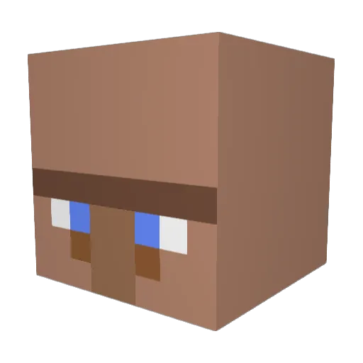 MrOvertime23 Minecraft avatar head, 3D render