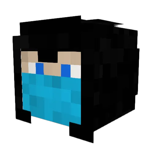 MrPachrick Minecraft avatar head, 3D render