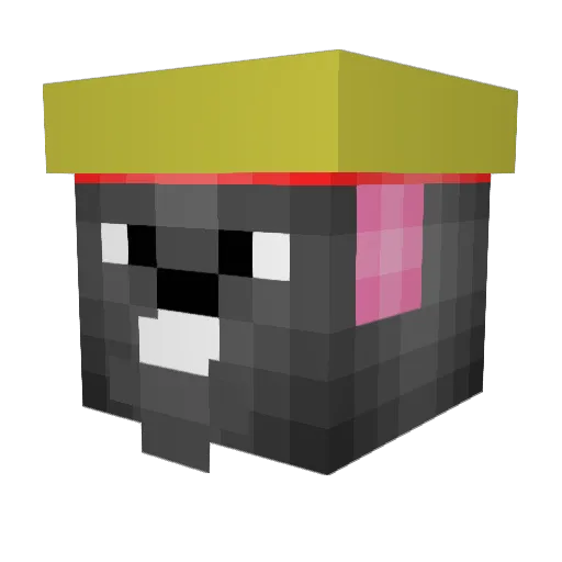 MrPainting Minecraft avatar head, 3D render