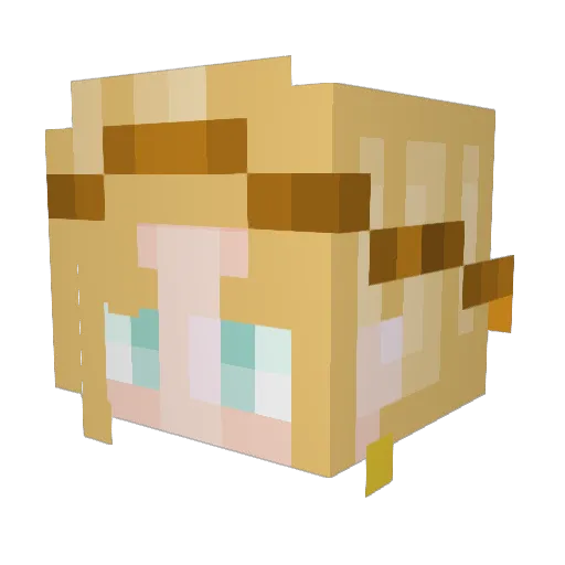 MrPancake21 Minecraft avatar head, 3D render