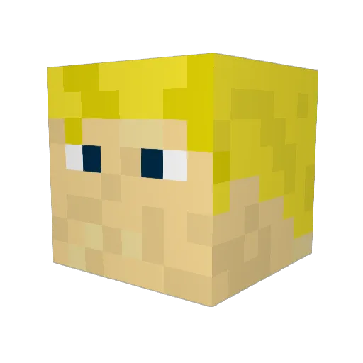 MrPancho1123 Minecraft avatar head, 3D render